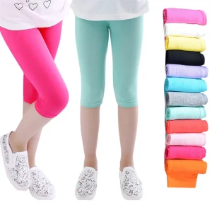 3-10 yrs Girls Knee Length Leggings